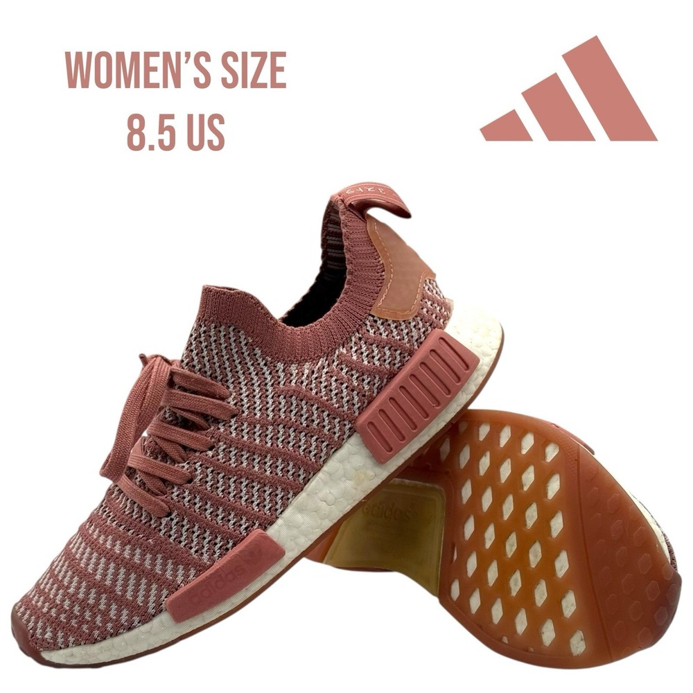 Adidas NMD_R1 STLT Primeknit‎ Ash Pink Women's Size 8.5 -Athletic Boost Sneakers